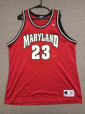 Men's Champion 90s 48 XL Maryland Terrapins Basketball Jersey #23 - Main Image