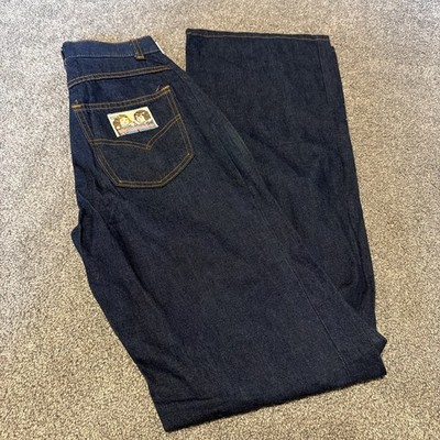 Vintage 1970s Scovill Zip Levi s Women s Wide Leg Belled Jeans 24x34 Made In USA
