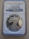 2011 SILVER EAGLE NGC PF70!!! Perfect condition! Includes case