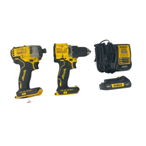 Dewalt Trapano avvitatore a batteria DCD794 + avvitatore a percussione DCF809 + caricatore (CSC053056) - Foto 1 di 12