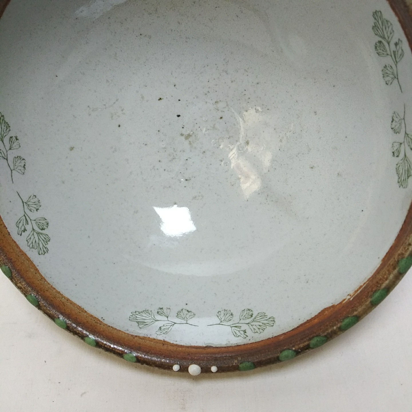 Handmade Studio Dish 6" Asian Bowl Signed Susan Wills Ceramic Pottery