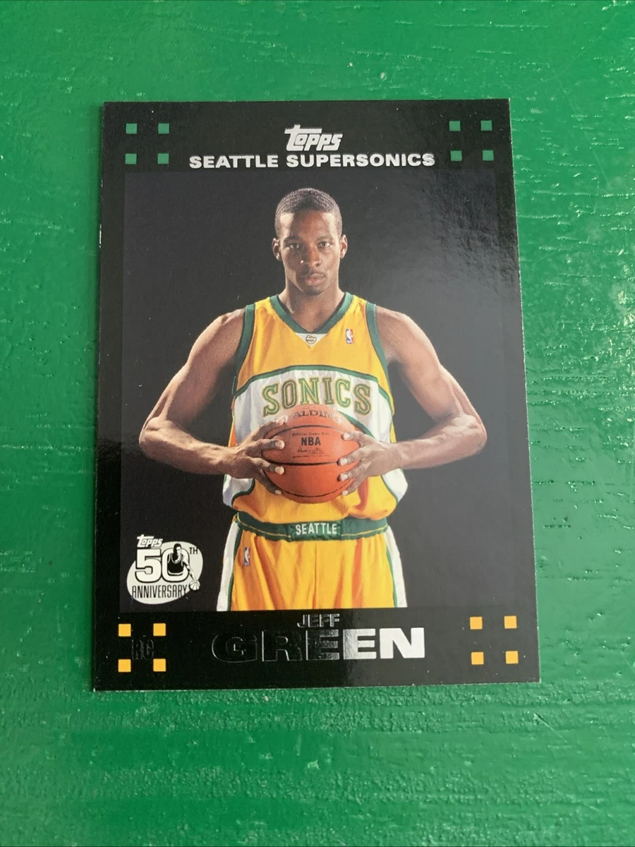 Basketball Jeff Green Rookie 2007-08 Season Sports Trading Cards
