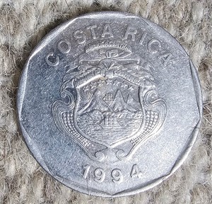 Misc Foreign Coins, Costa Rica, Columbia, England, France others