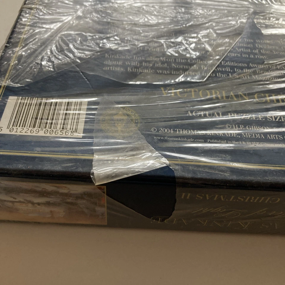 1000 pce JIGSAW PUZZLE ( THOMAS KINKADE - VICTORIAN CHRISTMAS II ) NEW & SEALED! - Image 3 of 3