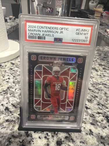 Marvin Harrison Jr. #8 2024 Panini Contenders Optic Crown Jewels card