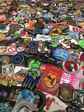 150 Random Embroidered Patches Bulk Lot Iron On Sew On Mixed Bundle