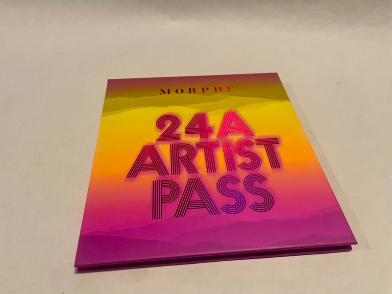 Morphe 24A ARTIST PASS EYESHADOW PALETTE New Rare 24 Colors Glitter Metallic