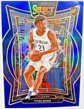 2024-25 Panini Select - Concourse Yves Missi #88 Blue Prizm (RC)