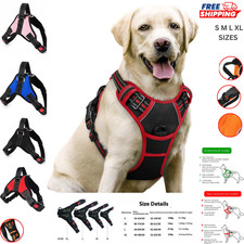 Adjustable No Pull Dog Pet Harness Control Vest Dogs Reflective S M L XL