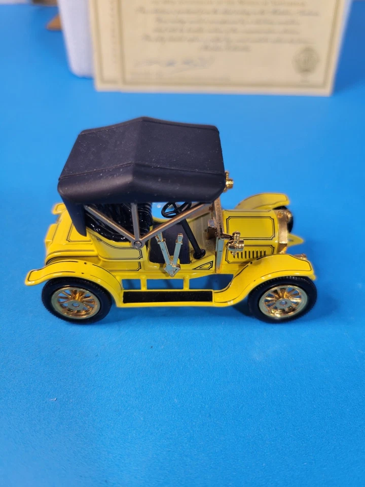 Matchbox Yesteryear - YMS03-M 1909 Opel Coupe Yellow Diecast Model Car - Image 3 of 4
