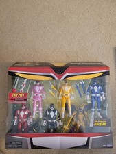 Mighty Morphin Power Rangers Re-Ignition Auto-Morphin 6pk Battle Set GOLDAR NEW