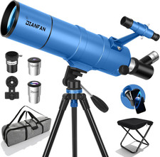 Telescope for Kids  Adults, 90Mm Aperture 550Mm Astronomical Professional Teles