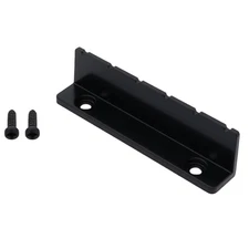 6 Strings Guitar Metal Slotted Nut Compatible with Lap Steel Guitar Black