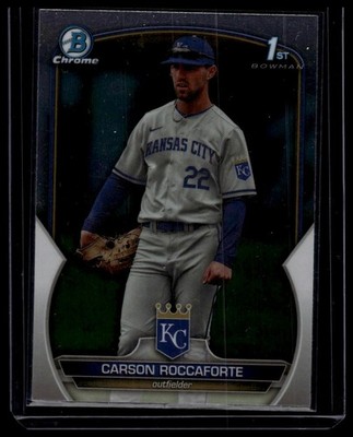 2023 Bowman Draft #BDC-140 Carson Roccaforte Chrome