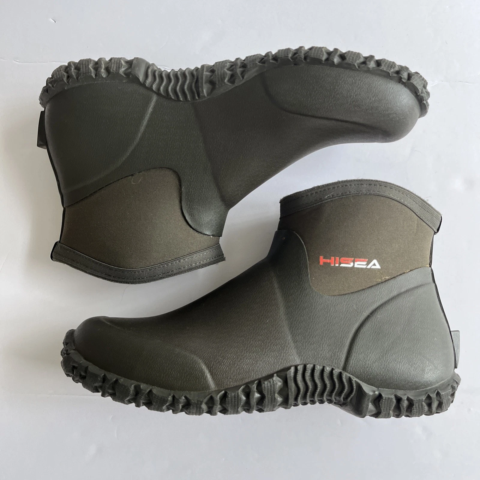 HISEA Men’s Ankle Rain Boots – Waterproof, Insulated & Mud-Ready Men’s 9 Rubber
Opens in a new windo