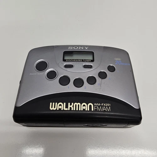 VTG Sony Walkman WM-FX251 Radio & Cassette Player. Radio Works