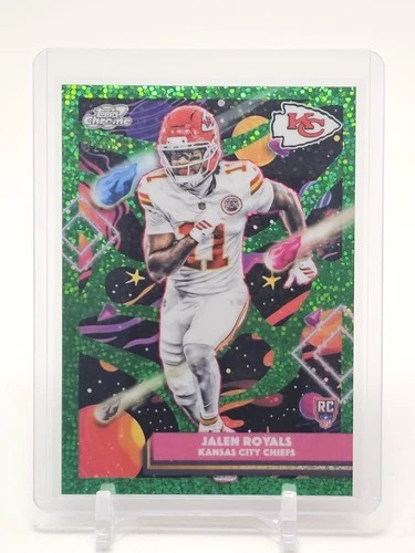JALEN ROYALS 2025 TOPPS CHROME COSMIC ROOKIE GREEN SPACE DUST /75 RC Q4856