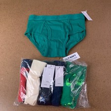 Old Navy Boys Size Small Multi-Color Brief Underwear 6 Pack NWT