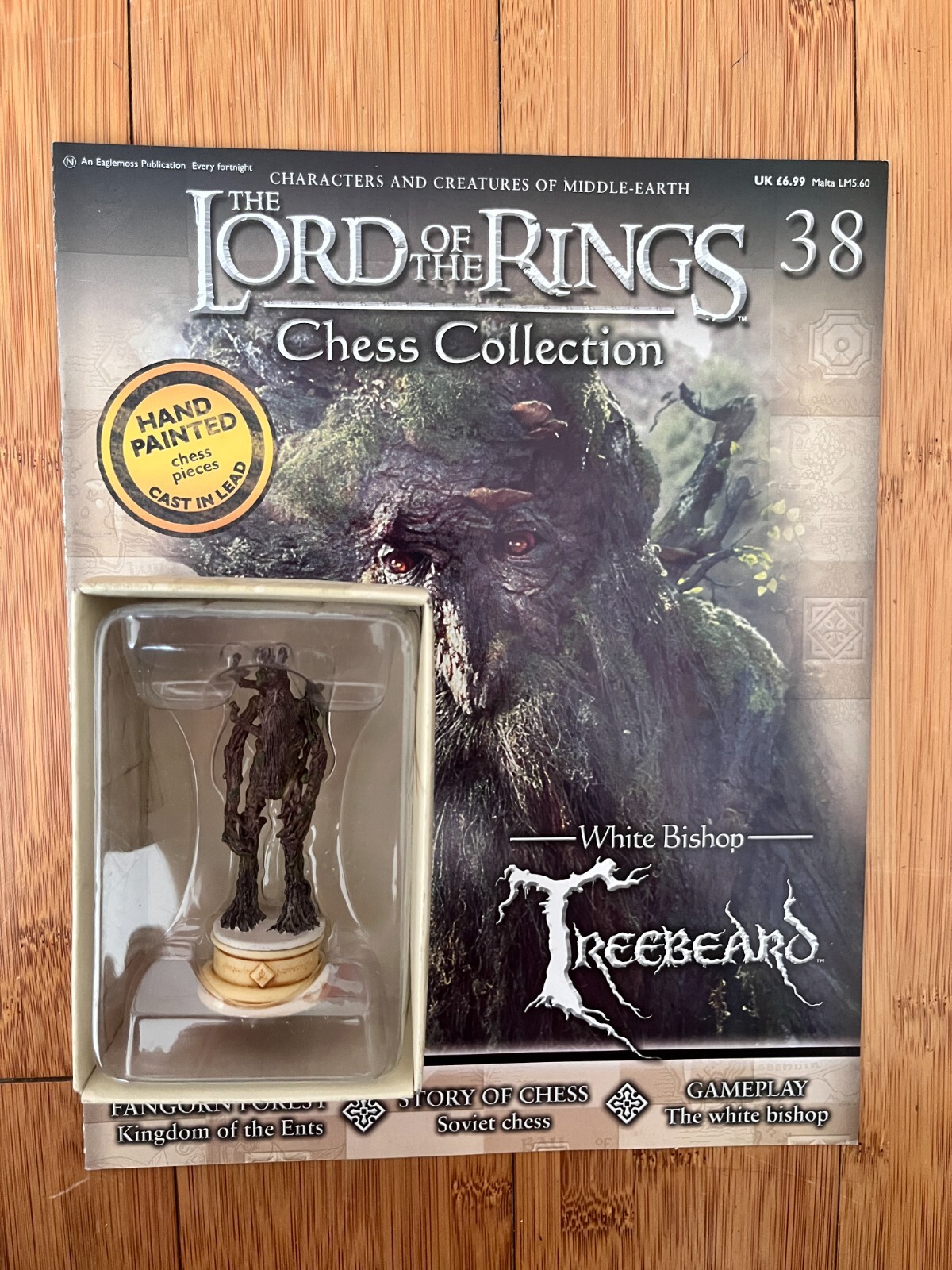 LORD OF THE RINGS CHESS COLLECTION ISSUE 38 TREEBEARD EAGLE EAGLEMOSS FIGURE