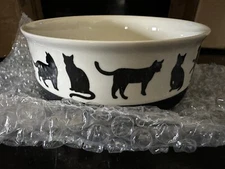 Bone Dry Cat Pet Bowl Medium 6Dx2H Set Of 2 New