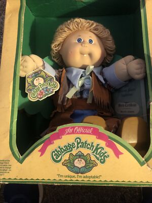 1985 Special Edition Western Cabbage Patch Xavier Roberts Brant Simon READ 