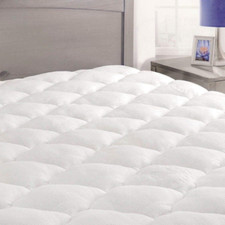 Bamboo Rayon Mattress Pad - Extra Plush Cooling Topper - Twin XL