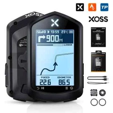 GPS Bike Computer Wireless Speedometer ANT+ Map Route Navigation Odometer