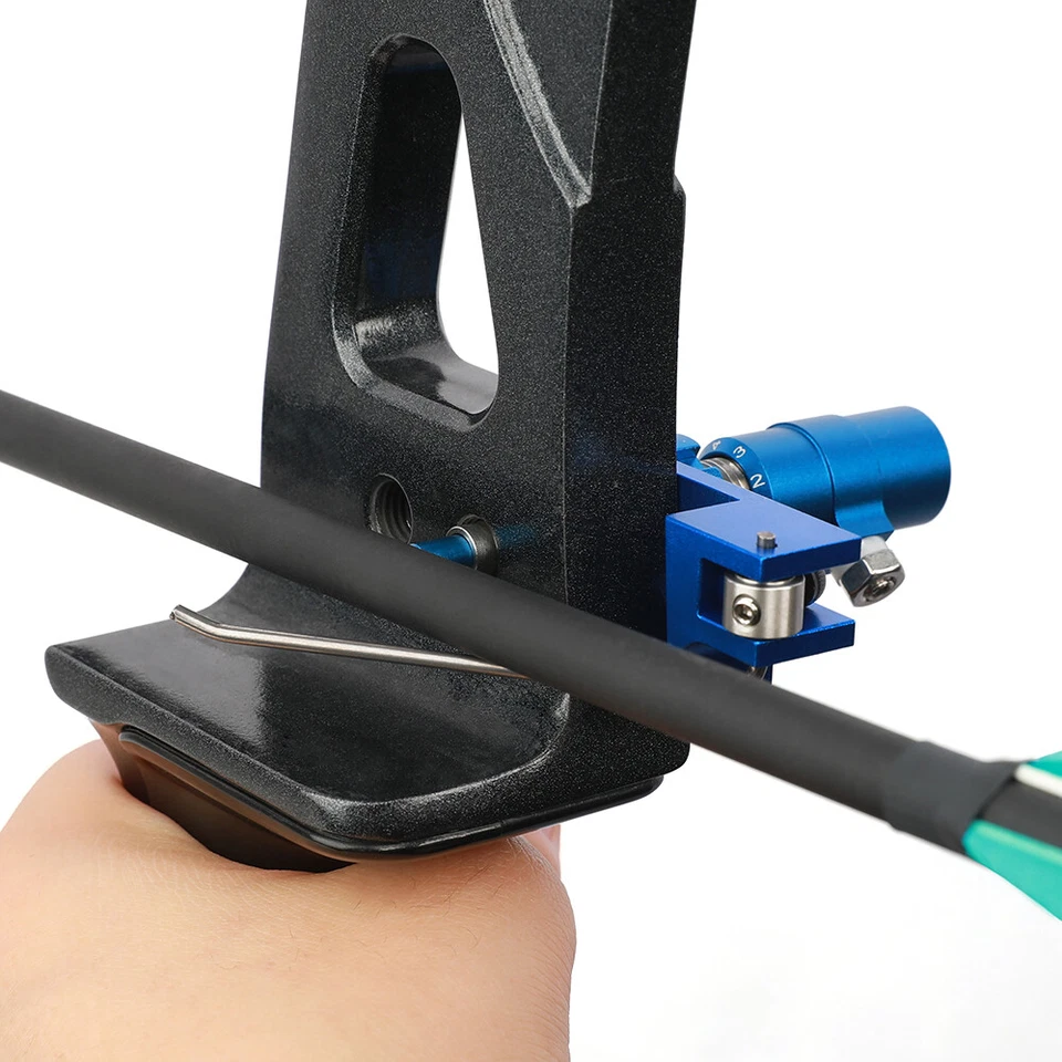 Recurve Bow Arrow Rest Long Cushion Plunger Magnetic Adjustable RH Archery - Image 3 of 4