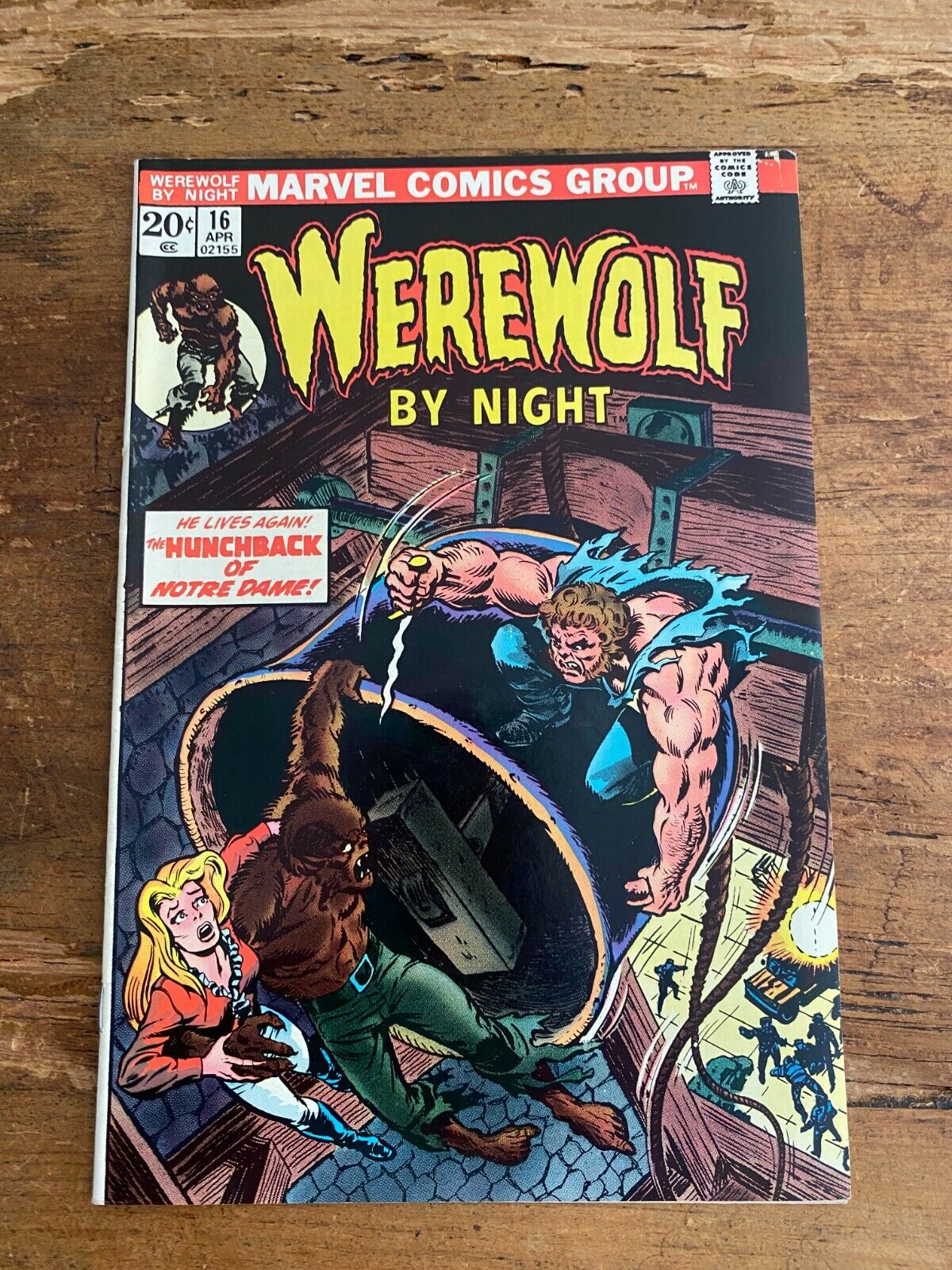 WEREWOLF by NIGHT Comic Cover Poster 