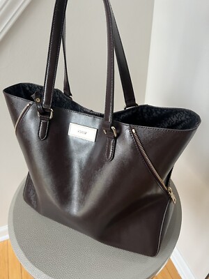 DKNY Safiano Leather Tote Shoulder/Hand Bag with satchel