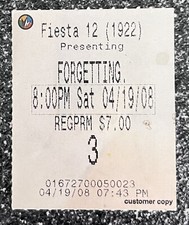 Forgetting Sarah Marshall Movie Ticket 4-19-2008 Opening Weekend Jason Segel