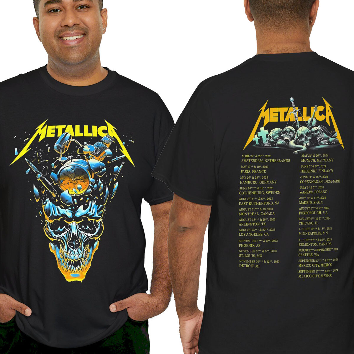 llica/メタリカ M72 ワールドツアーTシャツ US限定T Metallica/メタリカ M72 ワールドツアーTシャツ US限定T - メルカリ