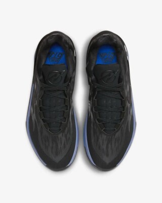 Nike Air Zoom GT Cut 2 Mens Size 9.5 Black Blue Basketball Shoes