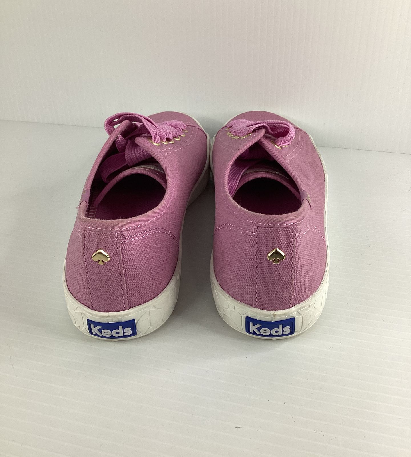 KEDS Kate Spade Logo Canvas Tennis Shoes Sneakers Siz… Gem