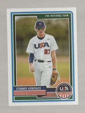 V79a) 2023 Panini USA Baseball Stars and Stripes Stunner Gonzales RC #8