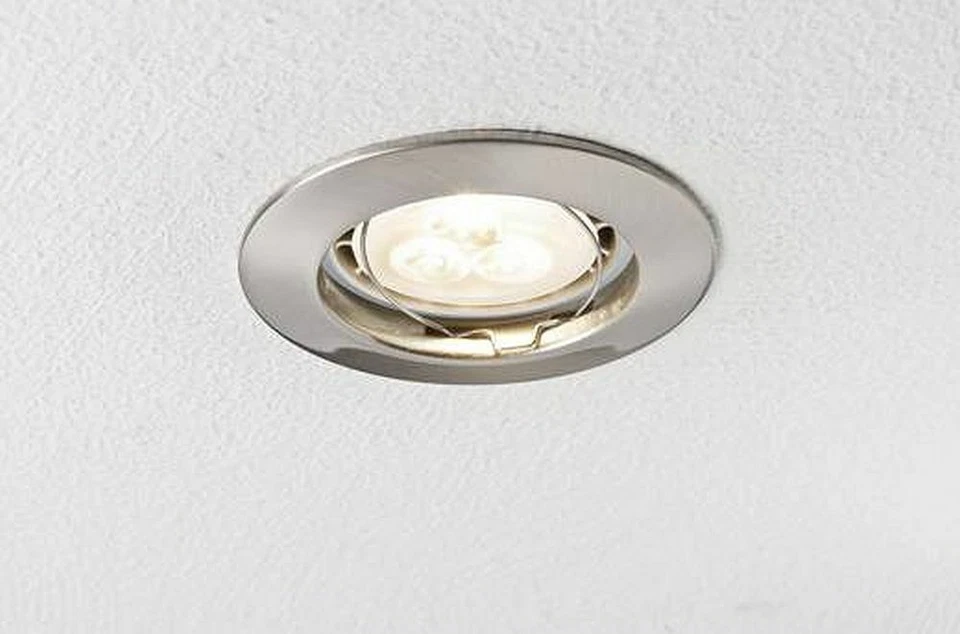 Paulmann 926.58 EBL Set starr LED 3x4W Gu10 Eisen gebürstet - Bild 4 von 4