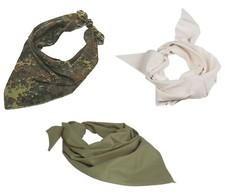 Original Bundeswehr Dreieckstuch BW Halstuch Bandana Tuch Oliv/Wei&szlig;/Flecktarn