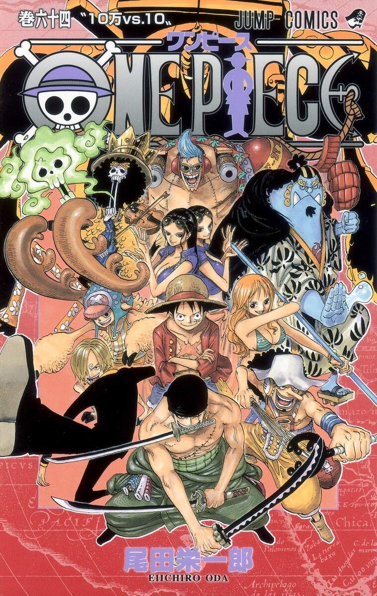 ONE PIECE Jump Comic Anime Manga Book Japanese Vol.64 | eBay