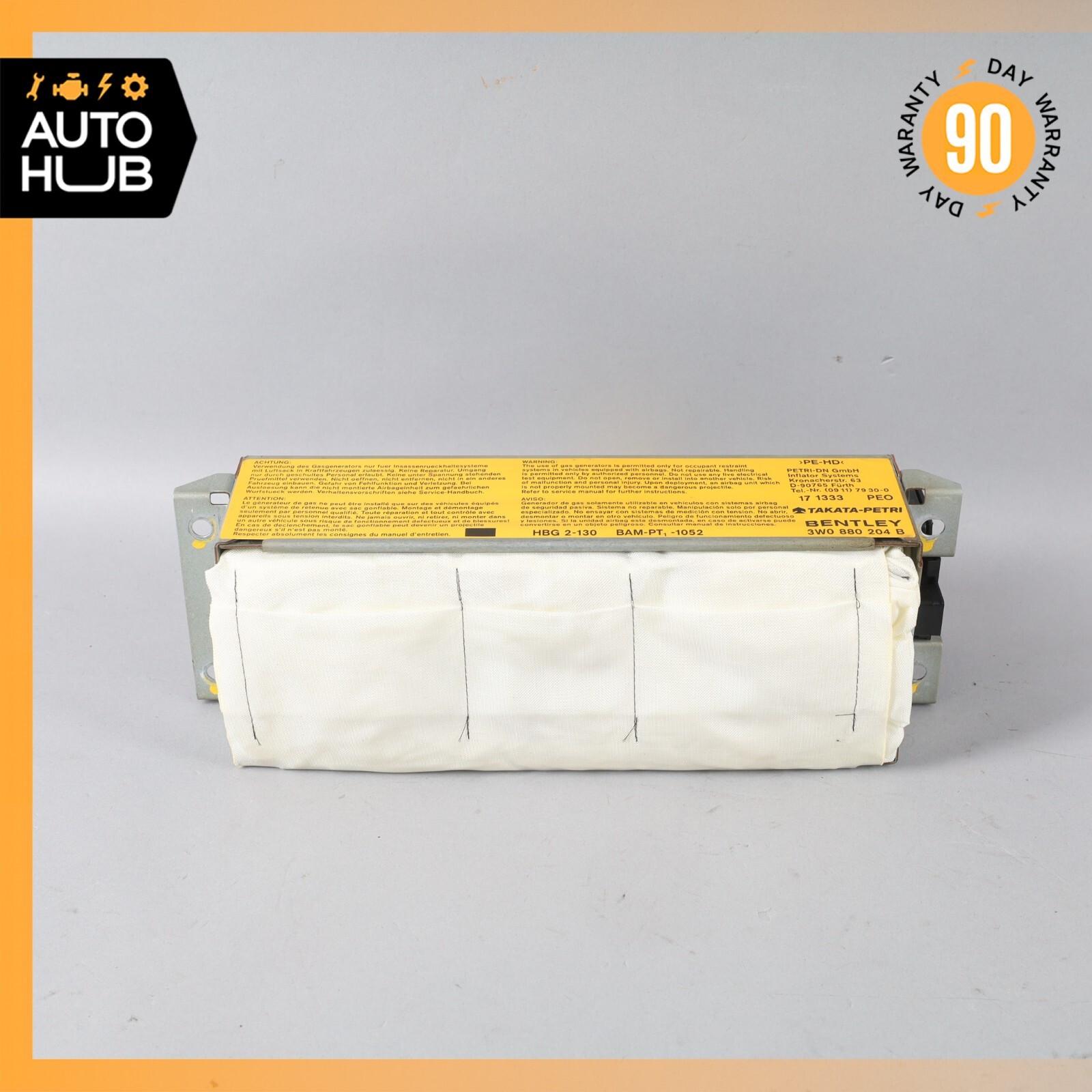 03-06 Bentley Continental GT Flying Spur Passenger Dash Airbag Air Bag OEM