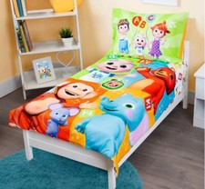  New Kids  Cocomelon 4p Toddler Bedding Comforter, sheet, Pillowcase Set