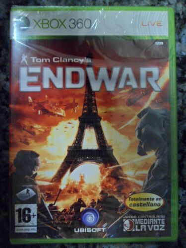 Manga espada pegar Tom Clancy's EndWar Xbox 360 Nuevo End War estrategia shooter en castellano  | eBay