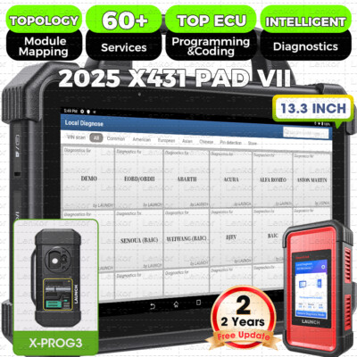 2025 LAUNCH X431 PAD VII PAD 7 PRO Diagnostic Scanner Key Programming Coding