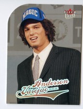 F299 ANDERSON VAREJAO RC 2004-05 FLEER ULTRA PLATINUM MEDALLION 28/100 #199 CAVS