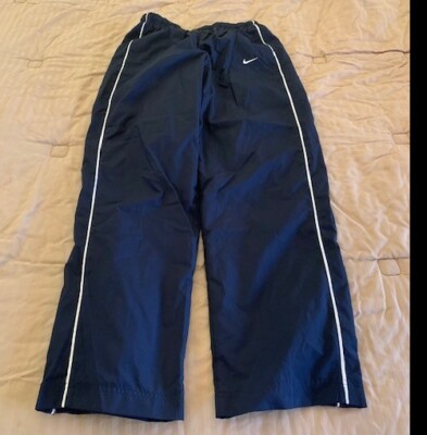 Vintage 2000s Nike Windbreaker Baggy Track Pants Size S Blue Silver Tag ...