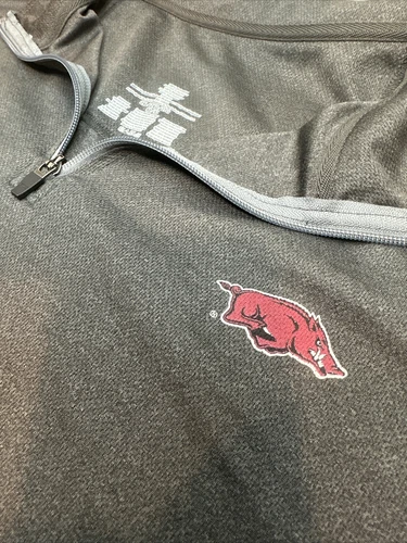 Arkansas razorback Knights Apparel Long Sleeve 1/4 Zip
