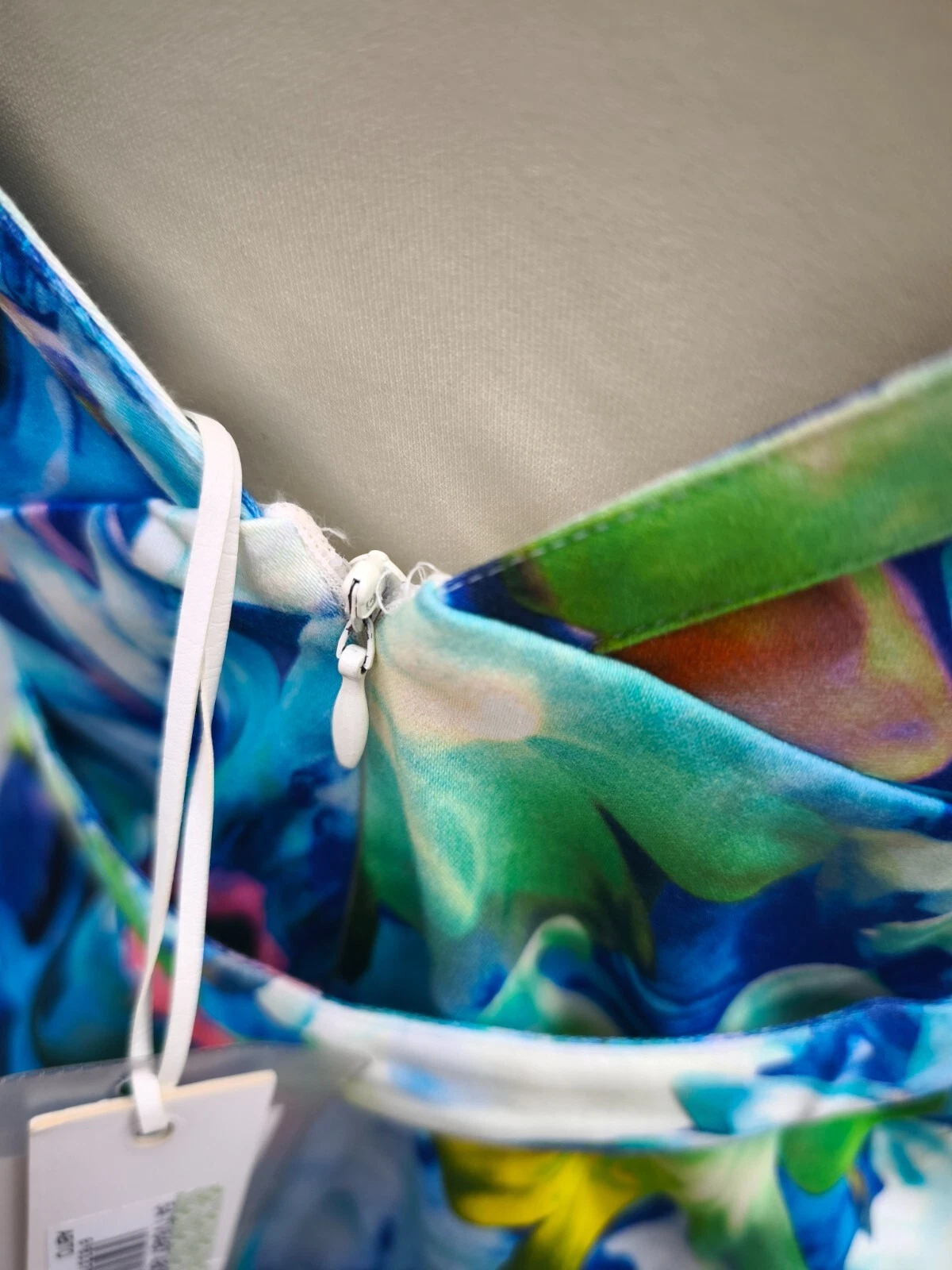 Abito VERSACE JEANS COUTURE vintage Y2K a fiori NUOVO!! Taglia Large