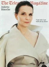 UK Telegraph Magazine: Juliette Binoche, George Russell, William Sitwell, 5.4.25