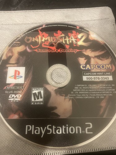 Jeu PS2 Onimusha 2: Samurai's Destiny - Version Française Complète - Très Bon état - Capcom