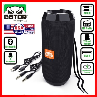 Bluetooth Wireless Portable Speaker Waterproof Stereo Bass USB TF FM-Radio LOUD