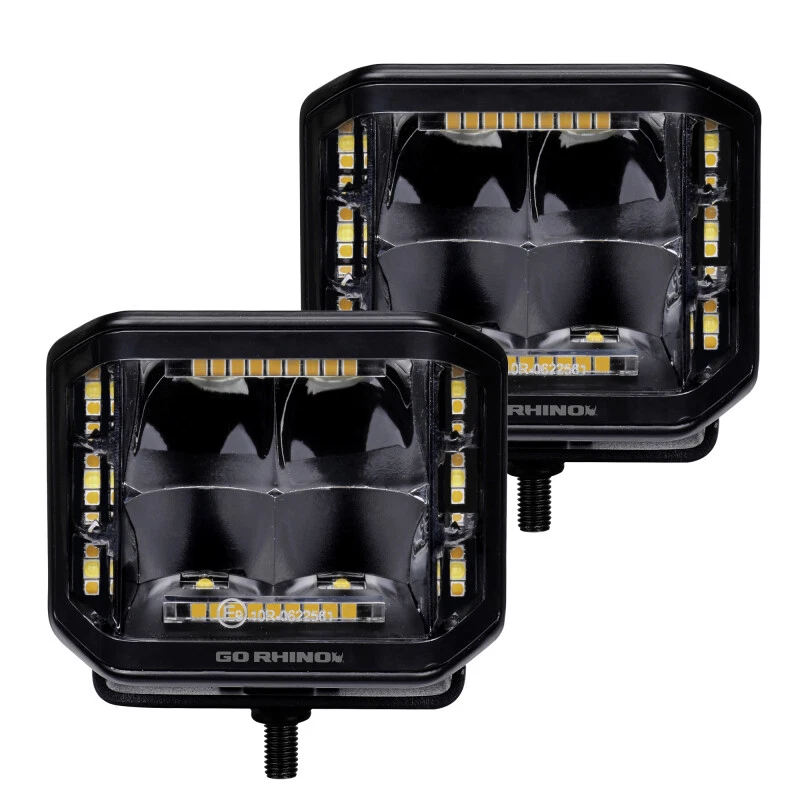 Go Rhino 750700322SCS for Xplor Blackout Combo Series Cube Sideline LED Spot - Image 2 of 4